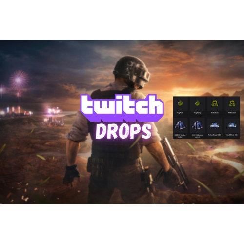  PUBG Twitch Drops  4 Items 2025 OG Bomber Jacket